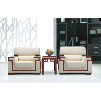 匡大办公沙发 洽谈接待商务沙发组合 简约现代沙发 白色西皮办公沙发JC855