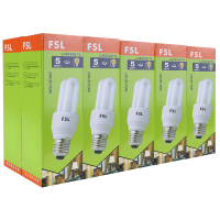 佛山照明 T4电子节能灯2U 220V 5W 65K E27