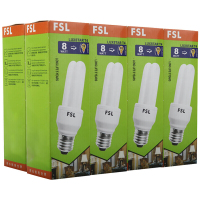 佛山照明 T4节能灯2U-8W-E27大螺口 日光色