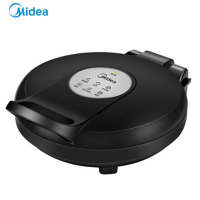 美的(Midea)双面悬浮 煎烤机家用电饼铛 JHN30E 黑色