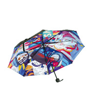 SCP 晴雨伞 SCP-12930 黑胶碰击布 22吋*8K 雨伞口袋伞(把)