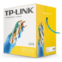 TP-LINK TL-EC600-305工程级原装六类非屏蔽高速网线 305米/箱 (蓝色)