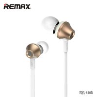 REMAX 睿量 耳机入耳式耳塞重低音电脑手机通用金属魔音耳机 RM-610D 单个装