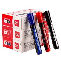 得力 S550 记号笔1.5mm10支/盒（单位：支）黑