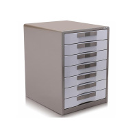 得力(deli) DT 得力9702五层金属外壳文件柜（闪银棕）9702