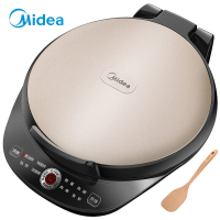 美的(Midea) 煎烤机 MC-JK30Easy103Y 家用多功能加深加大电饼铛煎烤机双面上下盘单独加热煎饼烙饼机