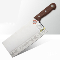 AOSMA LH 菜刀 1号花梨厨刀 家用厨房德国五络钢手工锻打菜刀