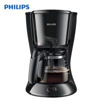 飞利浦(Philips)HD7431/20 咖啡壶 黑色 家用半自动美式咖啡机咖啡壶醇香滴滤棒 防滴漏式功能 可煮茶