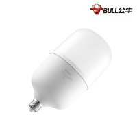 公牛led灯泡节能灯e27螺口球泡灯柱形灯白光40W6500K客厅卧室厨房走廊夜市灯具 40W防频闪柱形灯6500K