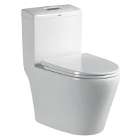 欧泰（OUTAI）马桶家用卫生间抽水坐便器（白釉 脲醛盖板）OT-1209 685x400x735mm