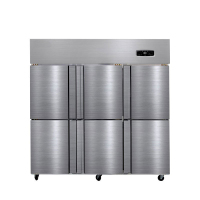 铭首（Minsow) CFS-60N6 1300L六门双温柜 商用冷柜 冰箱 立式厨房冰柜 上冷冻下冷藏柜 商用展示柜