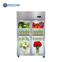 铭首(Minsow)900升多功能商用展示柜 厨房冰箱 商用冰柜 立式陈列柜 冷藏保鲜柜 商用冷柜
