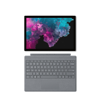[亮铂金键盘套装]微软Surface Pro 6 i5-8250U 8GB 256GB 亮铂金+亮铂金键盘
