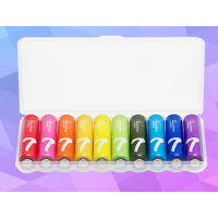 企购优品ZMI彩虹7号电池10粒AAA干电池1.5V碱性电池小米彩虹电池