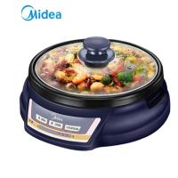 美的/Midea 电火锅HS136B 家用多功能电热锅不粘锅电火锅
