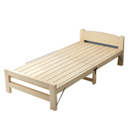 间休床折叠床单人床成人实木床经济型简易床封闭式床头