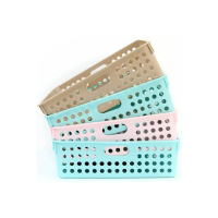 茶花圆点收纳筐-M2897(5个起售)