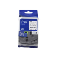 MICROTEK 定制 标签机色带12mm白底黑字/透明底黑字
