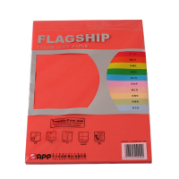 金旗舰A4彩色复印纸 80G 打印纸儿童手工折纸DIY彩纸 彩色折纸剪纸 APP金光集团 红色 100张/包