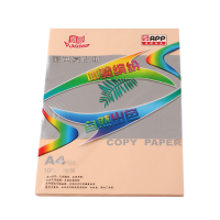 金旗舰A4彩色复印纸 80G 打印纸儿童手工折纸DIY彩纸 彩色折纸剪纸 APP金光集团 桃红色 100张/包