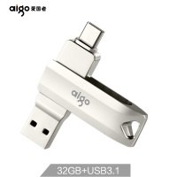 爱国者(aigo)U351 Type-C 32GB USB3.1 手机U盘 高速读写款 双接口手机电脑用