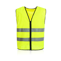 反光马甲 拉链款涤长丝反光背心马甲(100件起订)(MY) 随机 随机