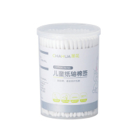茶花茶花儿童纸轴棉签(180支)G10006