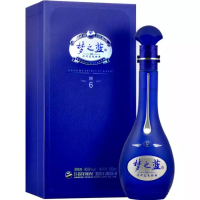 洋河蓝色经典低度梦六 40.8度1*4瓶500ml 整箱白酒正品
