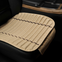 恒源祥竹炭填充汽车座垫无靠背免捆绑单片四季通用汽车坐垫车内饰品单个前排座垫