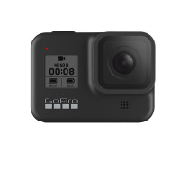 Gopro hero8 black 4k高清运动相机防抖 带原装吸盘支架 配128G高速100m/s内存卡(一套装)