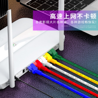 山泽(SAMZHE)超五类网线 CAT5e类高速百兆网线 1.5米 工程/宽带电脑家用连接跳线 成品网线 贝吉色 ZW-015