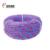远东电缆 RVS2*2.5国标2芯红/蓝铜芯双绞线100米/盘（双色）