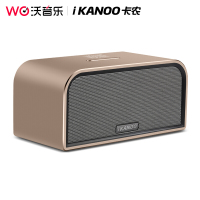 沃音乐(womusic)卡农雅士无线蓝牙音箱低音炮蓝牙扬声器璀璨金色i868DJ点睛