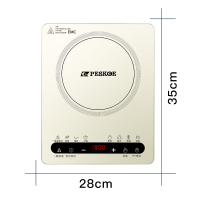企购优品 半球(Peskoe)2200B1电磁炉 智能预约电磁炉 触控钛晶面板 28*35cm