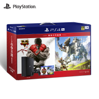 索尼(SONY) PS4 Pro新年大作套装(黑色 1TB)国行家用游戏机 4k超清 火爆畅玩