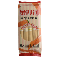 金沙河方袋胡萝卜挂面1MM 500G