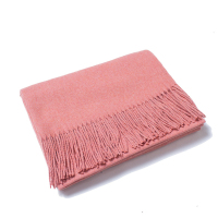 SCP 纯色羊毛围巾 SCP-13309 单色流苏围脖披肩围巾 （条）