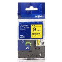 兄弟（brother）TZe-Z621 9mm黄底黑字标签色带 TZe-621升级版