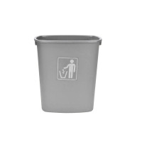 超宝垃圾桶灰色30L(无盖)