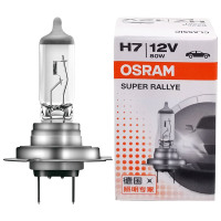 欧司朗OSRAM汽车大灯灯泡H7近光灯远光雾灯灯泡卤素灯泡原车替换型高亮前大灯12V80W单支装