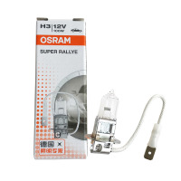 欧司朗OSRAM汽车大灯灯泡H3近光灯远光雾灯灯泡卤素灯泡原车替换型高亮前大灯12V100W单支装