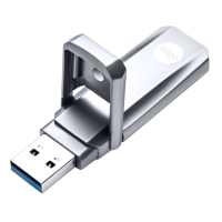 爱国者(aigo)U390 128GB USB3.1 超速固态U盘 金属U盘 速度狂飙移动固态硬盘