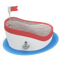 好命天生 猫抓板 游艇猫窝猫抓板 瓦楞纸猫窝耐磨猫玩具猫咪用品