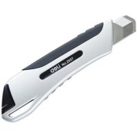 得力(deli) 2057 美工刀 大号美工刀 锌合金刀壳