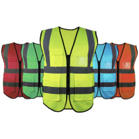 规格【58x66cm 网洞桔色 】安全服 道路交通环卫反光衣反光背心