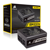 STK美商海盗船 额定650W RM650x 全模组电脑电源