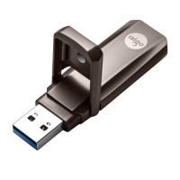 爱国者(aigo)U391 256GB USB3.1 超速固态U盘 金属U盘 速度狂飙移动固态硬盘