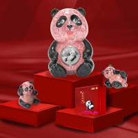 国宝熊猫工艺摆件