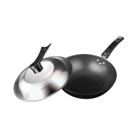 企购优品 黑金刚铁锅 34寸