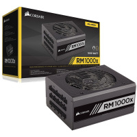 STK美商海盗船 RM650X/750X/850X/1000X 金牌/全模组电源 额定1000W RM1000X
